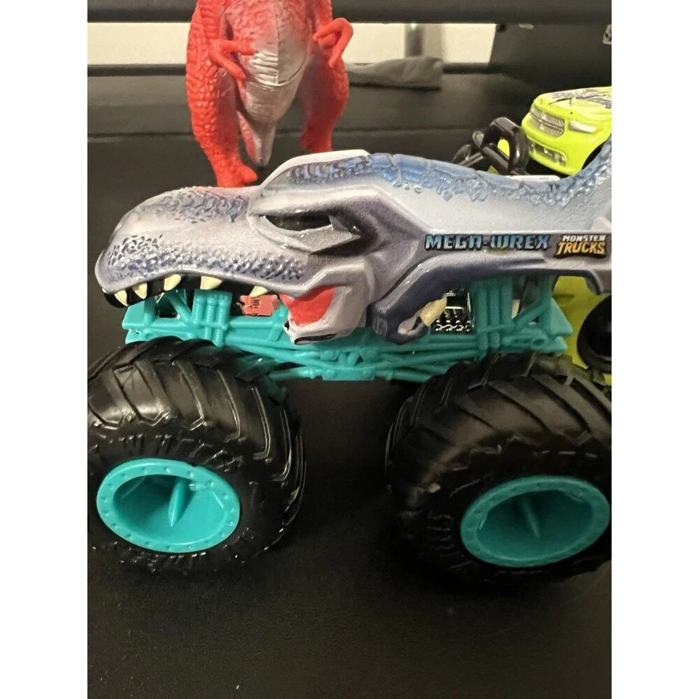Lot of 6 Monster Jam and Blaze and the Monster Machines toy trucks
